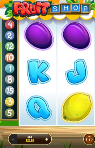 accesso all'account personale Fruit Shop
