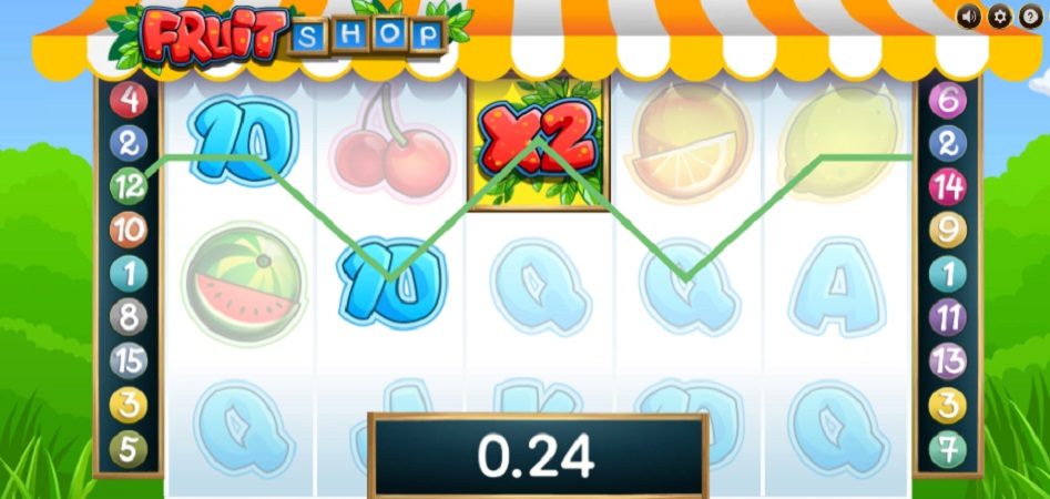 register at the casino to access Fruit Shop